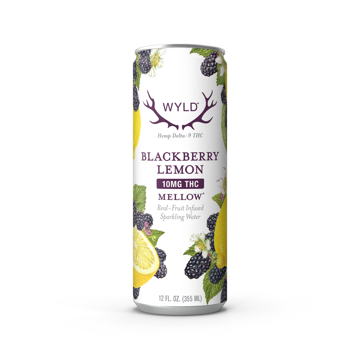 Wyld Blackberry Lemon THC Sparkling Water