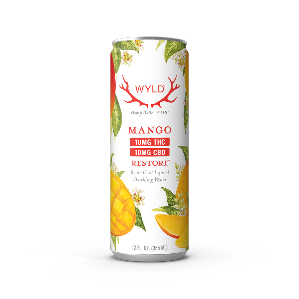 Wyld Mango THC CBD Sparkling Water