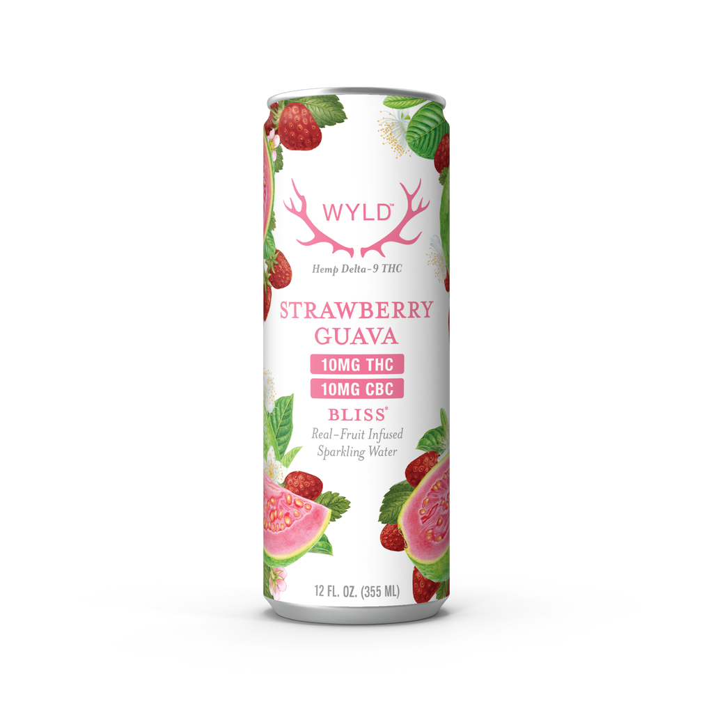 Wyld Strawberry Guava THC and CBC Sparkling Water